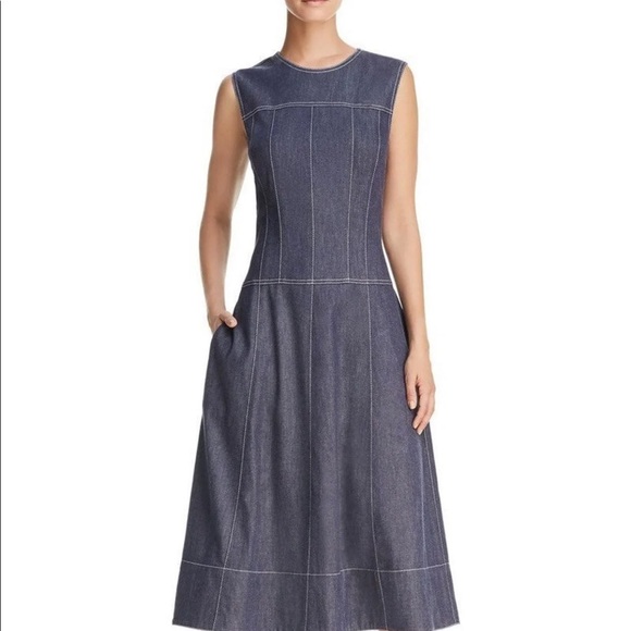 Donna karan denim dress Clearance